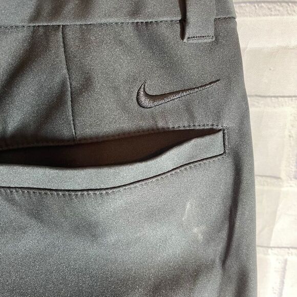 Nike Golf Black Tournament Dri Fit Crop Pants Sz 4 - Picture 5 of 7